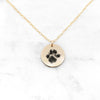 Custom Paw Print Necklace - Dog Paw Necklace