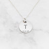 Initial Necklace - Personalized Initial Birthdate Necklace