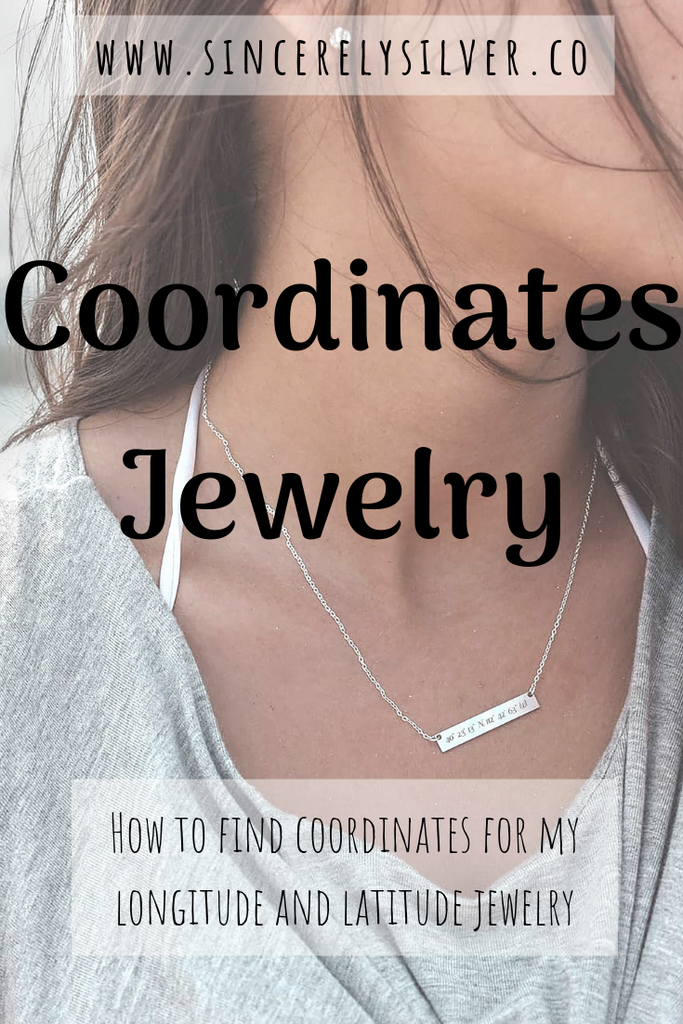 Coordinates Jewelry (How to find coordinates for my longitude and latitude jewelry)