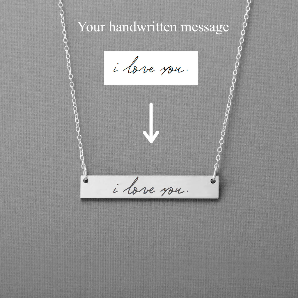 Custom Handwriting Jewelry - One Of The Most Meaningful Pieces Of Jewelry