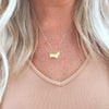 Gold Corgi Necklace
