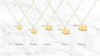 Gold Oklahoma pendant necklace