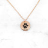 Custom Paw Print Necklace - Dog Paw Necklace