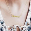 Custom Gold Name Necklace