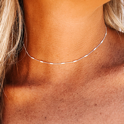 Choker Necklace  Sincerely Silver