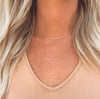 Dainty Gold Rope Chain Necklace
