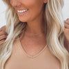 Dainty Gold Rope Chain Necklace