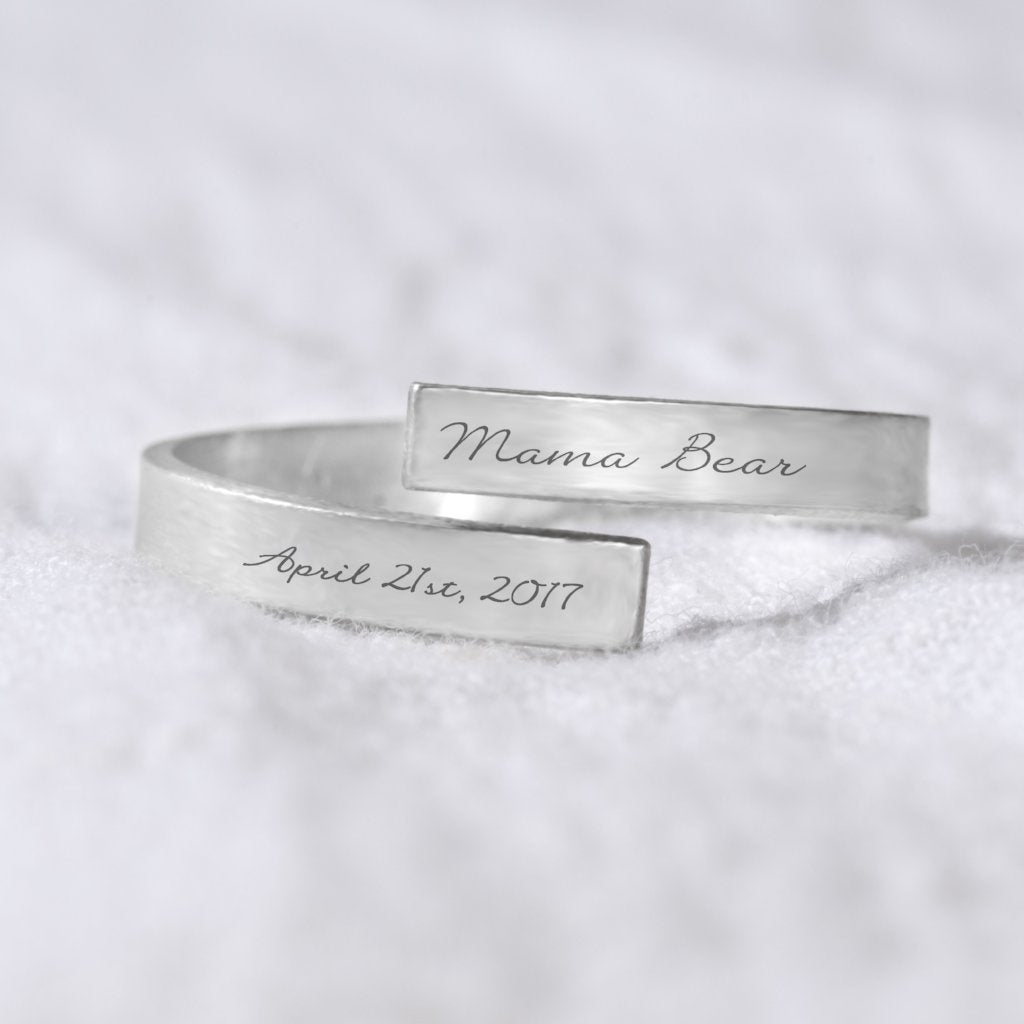 Mama Bear and Date Wrap Ring
