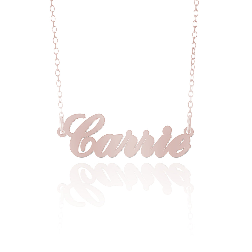Rose Gold Carrie Necklace Sincerely Silver - Main Image