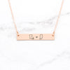 State Bar Necklace - Long Distance Necklace