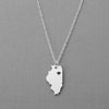 Illinois Necklace - A Sterling Silver Necklace