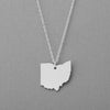 Ohio Necklace - A Sterling Silver State Pride Necklace