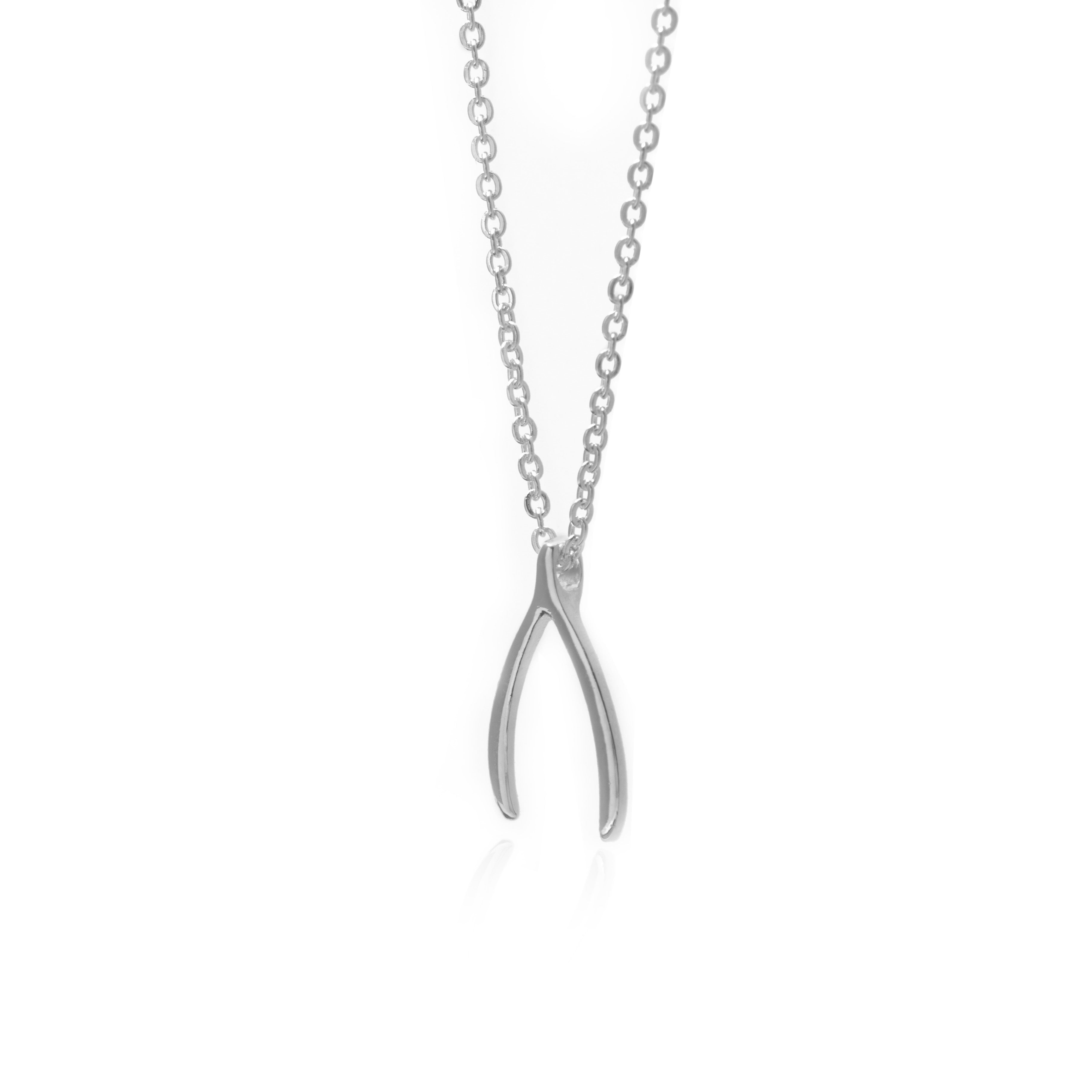 Buy Sterling Silver Wishbone Necklace, Wishbone, Gift for Her Online in  India - Etsy