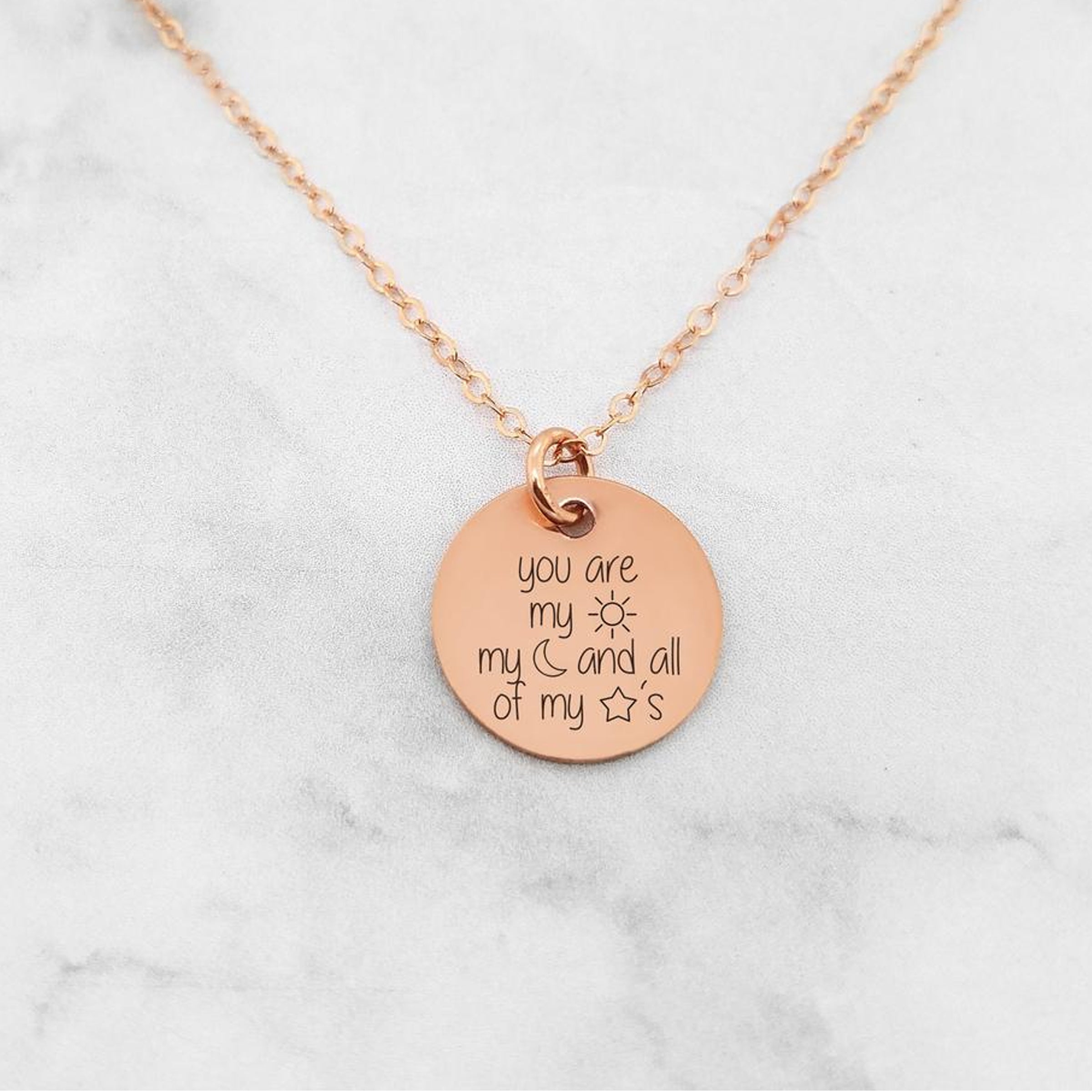 Mother Daughter Quote Necklace, Gift For Mothers Day, Mom Necklace,  Personalized Mum Necklace, Hand Stamped Mother Quote, Little Girls Quote
