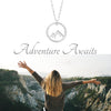 Mountain Necklace - Adventure Awaits - Sincerely Silver