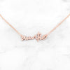 Auntie Necklace Rose Gold