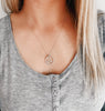 Dainty Silver Mountain necklace
