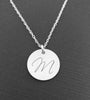 Personalized Initial Necklace - Sterling Silver