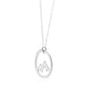 Silver Mountain Necklace For Women